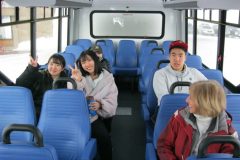 2020-01-bus-to-Timberline-with-Mary-Ann